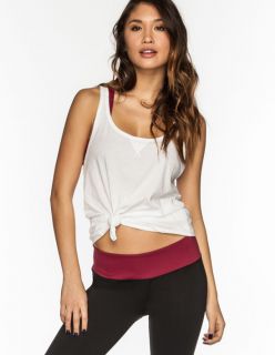 Sport Womens Oversized Tank White In Sizes Large, X Small, Small, X L