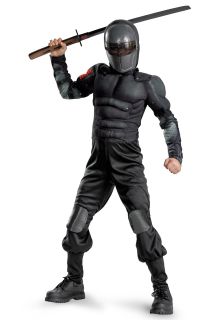 G.I. Joe Retaliation Snake Eyes Classic Muscle Chest Kids Costume
