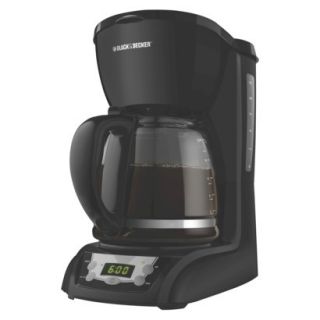 Black & Decker 12 Cup Programmable Coffee Maker   Black