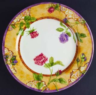 222 Fifth (PTS) Tuscany Rose 12 Chop Plate/Round Platter, Fine China Dinnerware