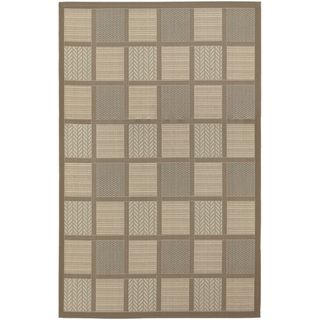 Five Seasons Acadia/ Sky Blue Area Rug (76 X 109) (CreamSecondary colors: Sky Blue and TanPattern: Geometric SquaresTip: We recommend the use of a non skid pad to keep the rug in place on smooth surfaces.All rug sizes are approximate. Due to the differenc