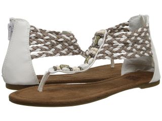 MUK LUKS Sierra Beaded Sandal Womens Sandals (Beige)