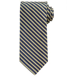 Signature Satin Navy Stripe Tie JoS. A. Bank