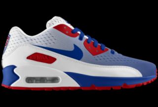Nike Air Max 90 EM (USA) iD Custom Kids Shoes (3.5y 6y)   Blue