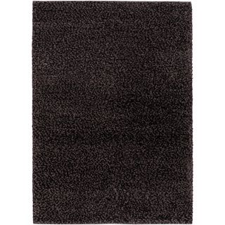 Lagash Midnight Grey Natural Wool Shag Rug (8 X 11) (GreyPattern: SolidTip: We recommend the use of a non skid pad to keep the rug in place on smooth surfaces.All rug sizes are approximate. Due to the difference of monitor colors, some rug colors may vary