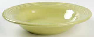 Homer Laughlin  Fiesta Chartreuse (Older) Rim Soup Bowl, Fine China Dinnerware  