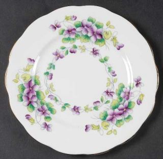 Royal Albert Sweet Violet Bread & Butter Plate, Fine China Dinnerware   Large Pu
