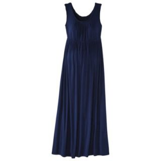 Liz Lange for Target Maternity Sleeveless Scoop Neck Maxi Dress   Blue XL