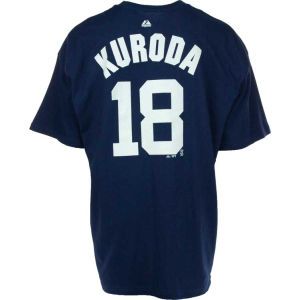 New York Yankees Hiroki Kuroda Majestic MLB Player T Shirt