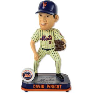 New York Mets David Wright Forever Collectibles Springy Logo Bobble