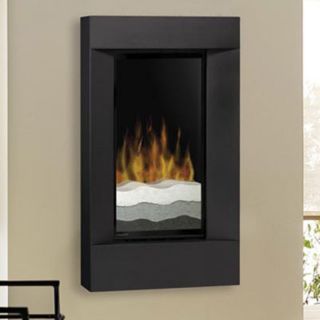 Dimplex Flat Wall Mount Electric Fireplace with Tri Colored Sand and Black Trim