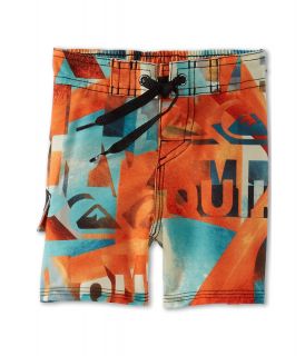 Quiksilver Kids Night Waka Boardshort Boys Swimwear (Orange)