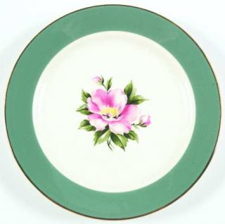 Homer Laughlin  Empire Green Bread & Butter Plate, Fine China Dinnerware   Green